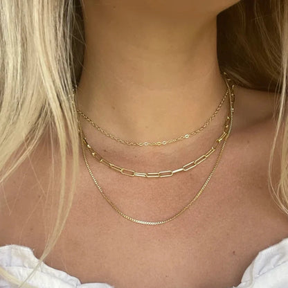 Golden Trio Ketting 18K Goud