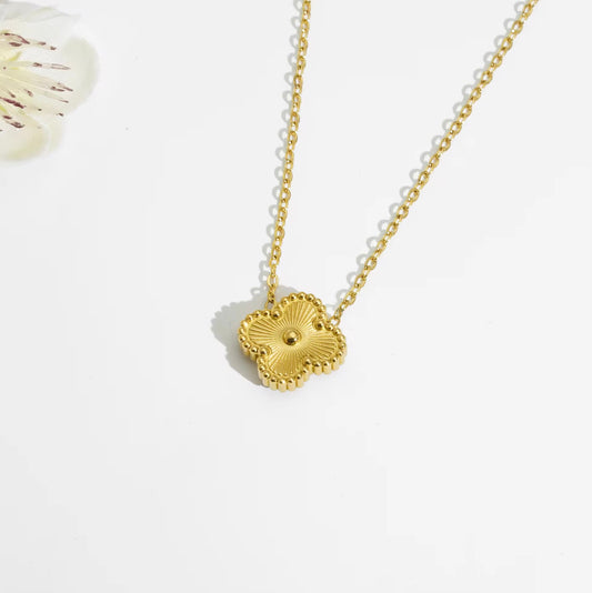 Supreme Single Clover Ketting 18K